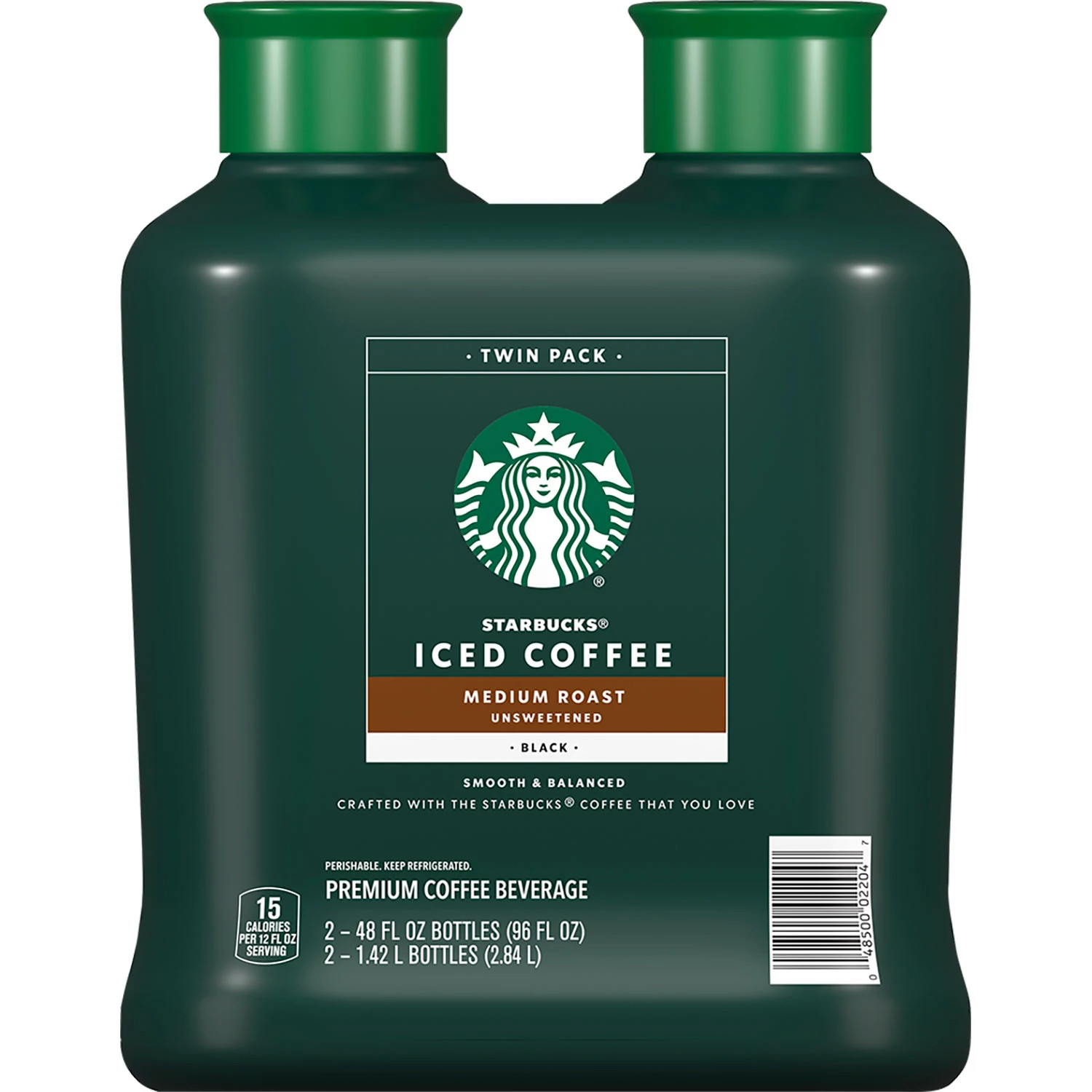 Starbucks Unsweetened Iced Coffee, Medium Roast, 48 fl. oz., 2 pk. | Sam's Club