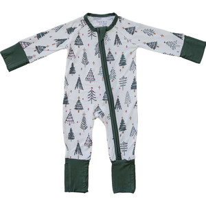 Mebie Baby Christmas Tree Bamboo Zipper – Matching Family Holiday | Mebie Baby