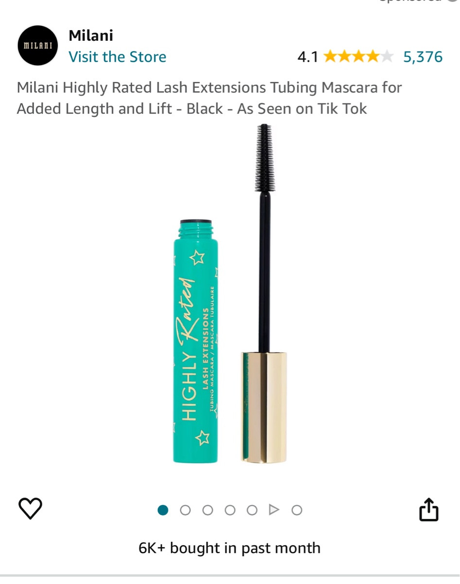 I didn’t think I’d ever be convinced to use a different mascara and I was wrong. This is an absolute game changer and makes your lashes so long and so lifted! 

#LTKStyleTip #LTKFindsUnder50 #LTKBeauty