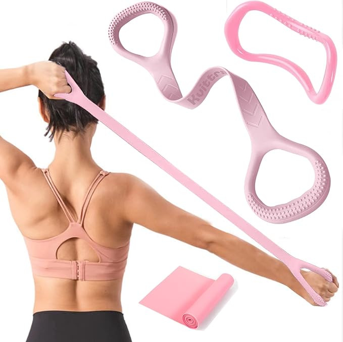 Kvittra Figure 8 Resistance Band, Arm Back Shoulder Exercise Elastic Rope Stretch Fitness Band, F... | Amazon (US)
