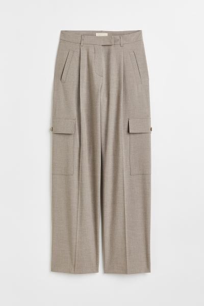 Straight cargo trousers | H&M (UK, MY, IN, SG, PH, TW, HK)