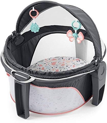 Fisher-Price On-The-Go Baby Dome - Pink Pacific Pebble, Portable Infant Play Space, Multicolored | Amazon (US)