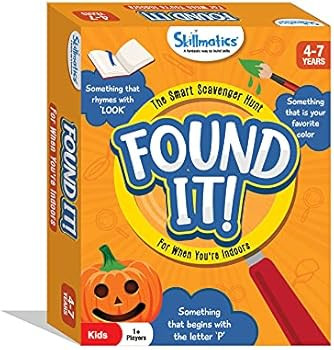 Skillmatics Card Game : Found It Indoor Edition | Easter Basket Stuffers for Ages 4-7 | Smart Scaven | Amazon (US)