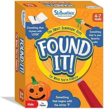 Skillmatics Card Game : Found It Indoor Edition | Easter Basket Stuffers for Ages 4-7 | Smart Scaven | Amazon (US)