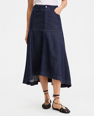 Women's Denim Midi Skirt, Macy's Exclusive | Macy's