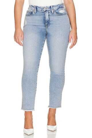 Good American Good Legs Straight in Indigo614 from Revolve.com | Revolve Clothing (Global)