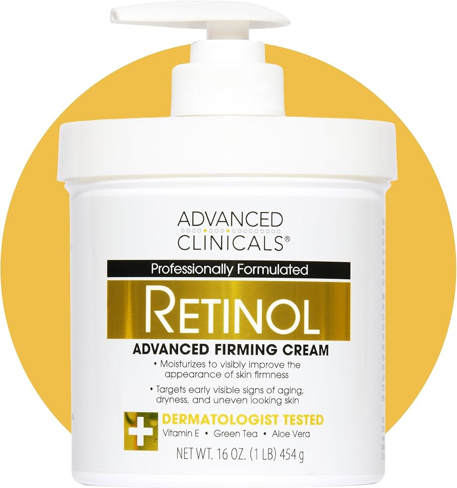 Advanced Clinicals Retinol Body Lotion & Face Moisturizer | Visible Anti Aging Skin Care Retinol ... | Amazon (US)
