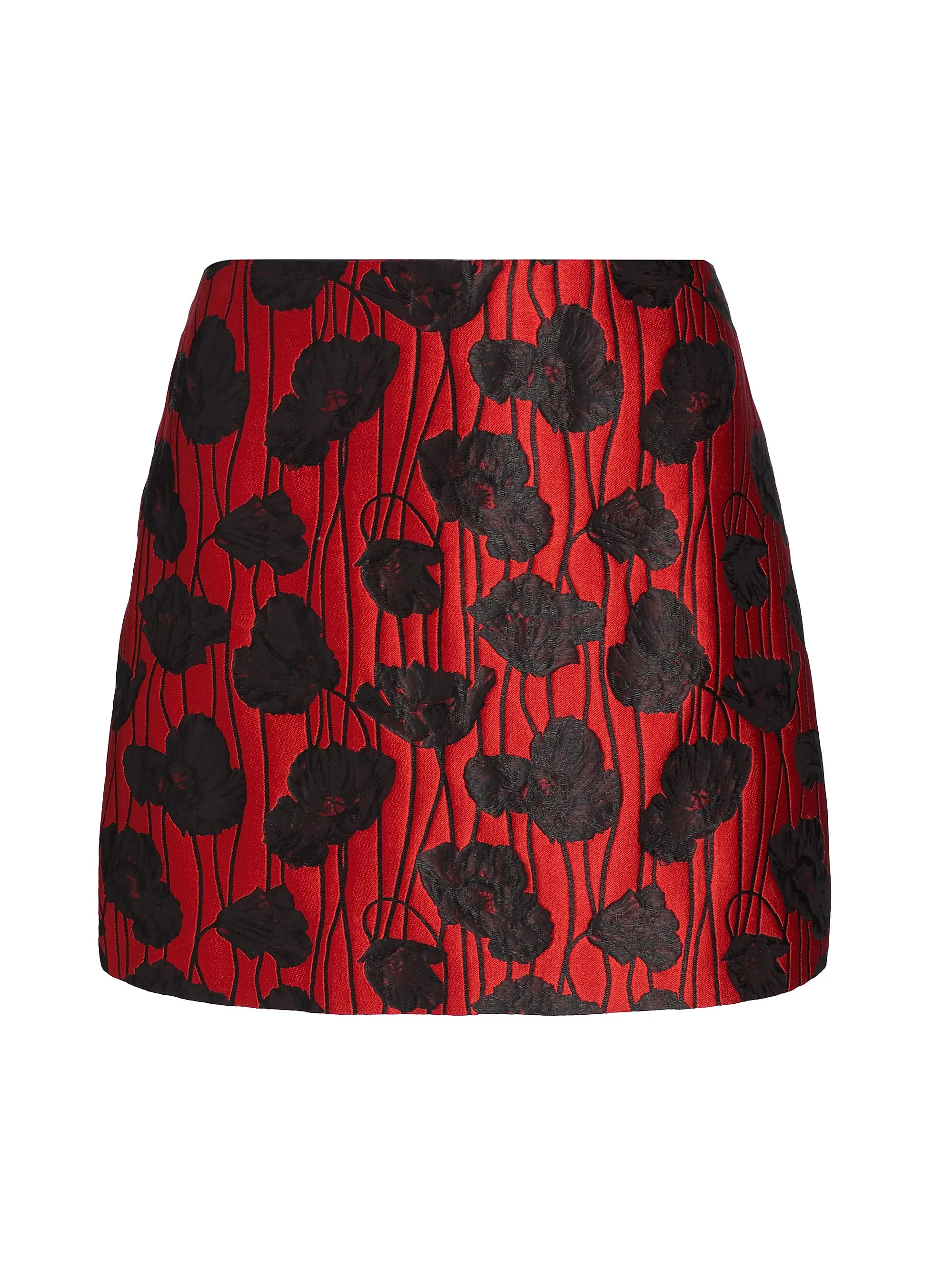 Modern Poppy Jacquard Floral Miniskirt | Saks Fifth Avenue