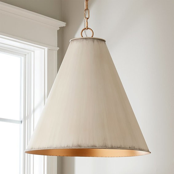 Distressed Metal Cone Pendant | Shades of Light