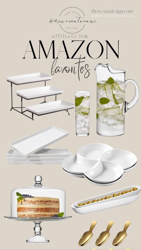 Amazon favorites for entertaining! 

Amazon finds, ltk find, Amazom home, entertaining, home decor, kitchen essentials, serving tray, pitcher, entertaining essentials, hosting, party must haves, holiday hosting, kitchen, dishes, trays, cake stand, Amazon kitchen.

#LTKHoliday #LTKGiftGuide #LTKFind