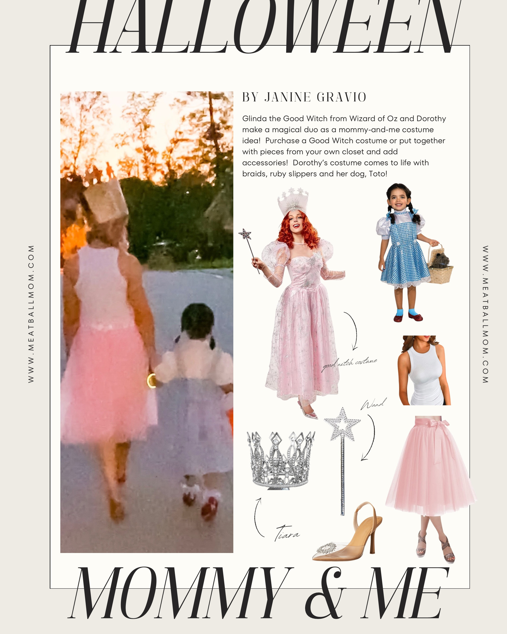 Mommy and me Halloween costume ideas for kids! 

Glinda the Good Witch and Dorothy from The Wizard of Oz 

#LTKFamily #LTKHalloween #LTKKids