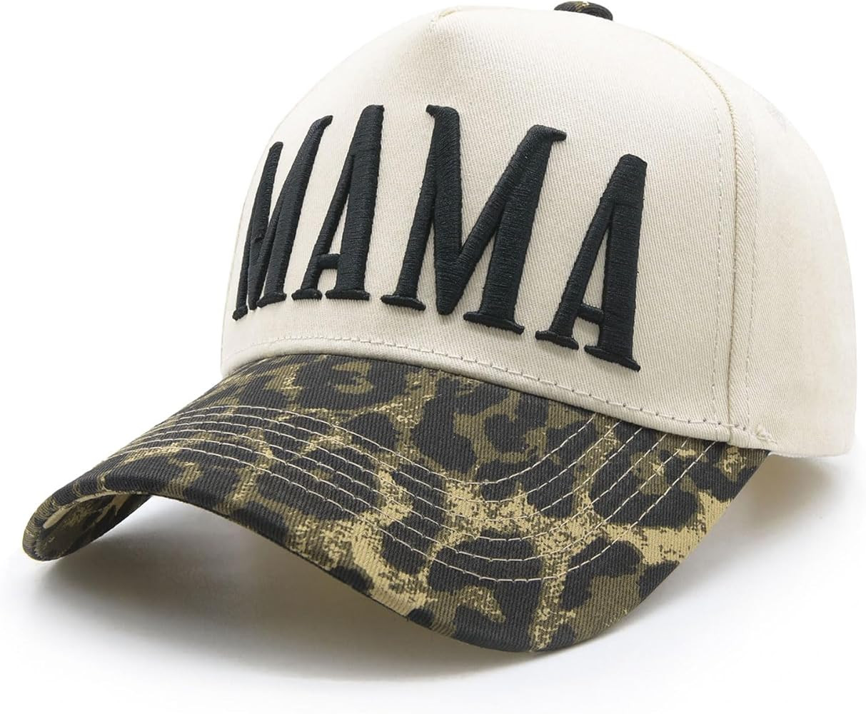 Womens Mama Trucker Hat, Vintage Embroidered Mom Baseball Cap, Trendy New Mom Gifts Mothers Day O... | Amazon (US)