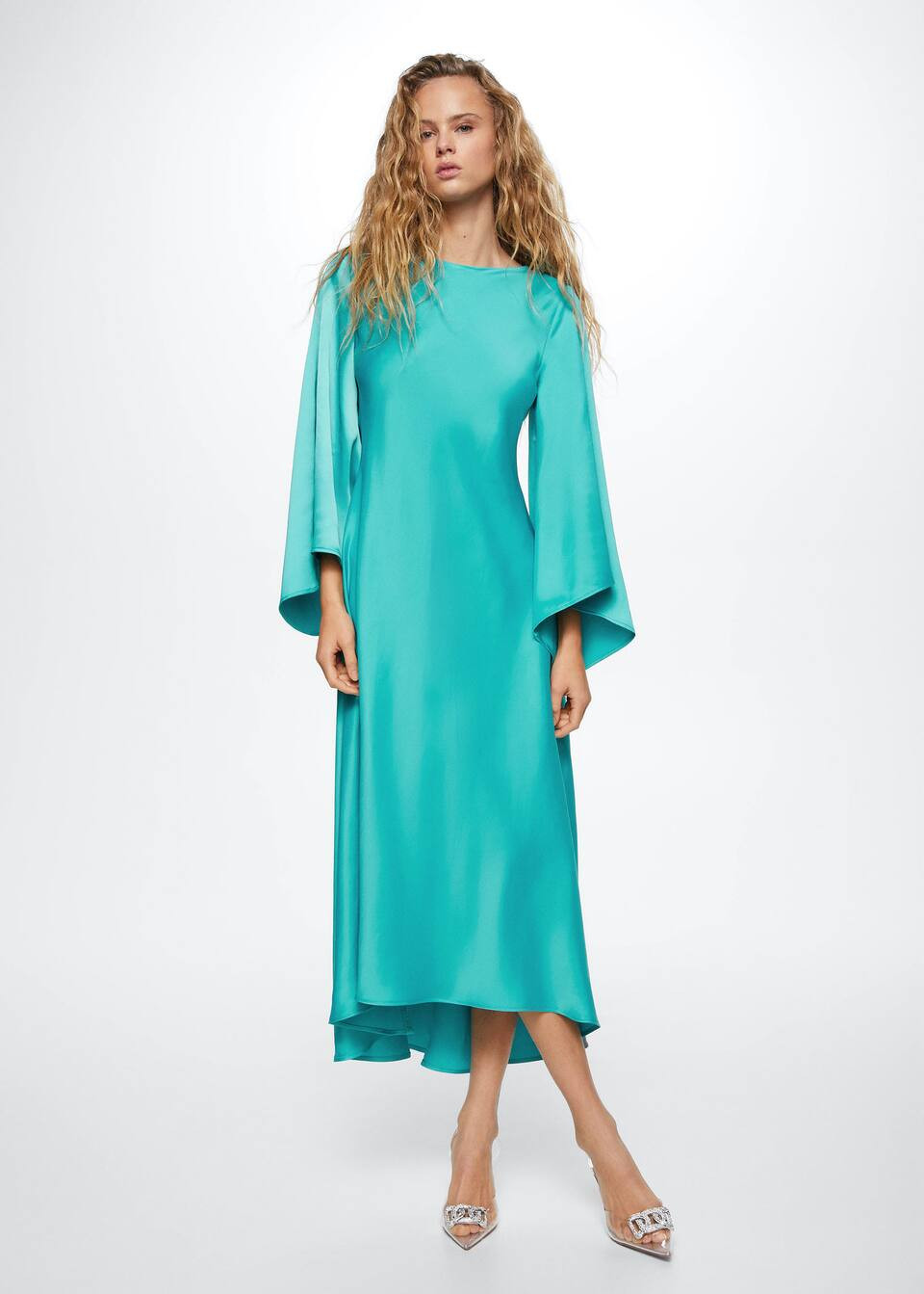 Flared sleeves dress | MANGO (US)
