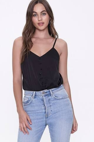 Satin Cami Bodysuit | Forever 21 (US)