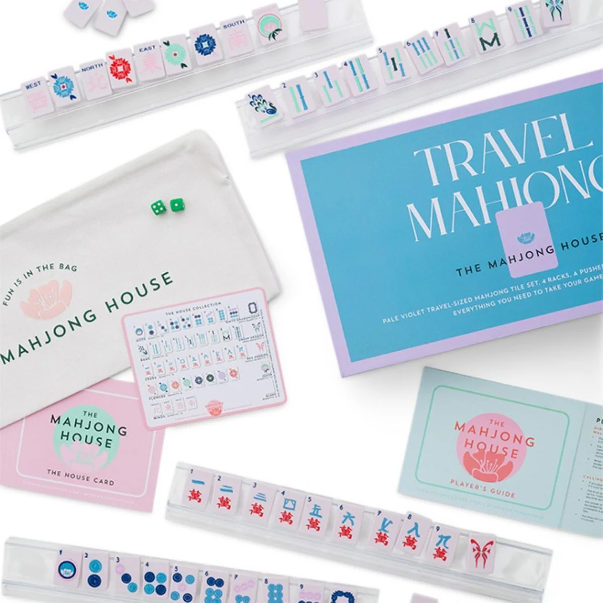 Pale Violet Travel Mahjong Set (as featured on Oprah's O List) | The Mahjong House