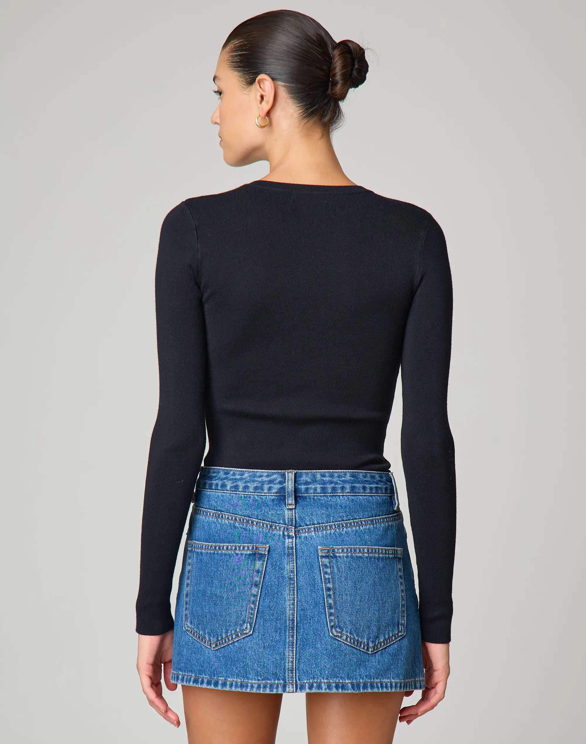 Low Rise Denim Mini Skirt | Glassons (Australia)