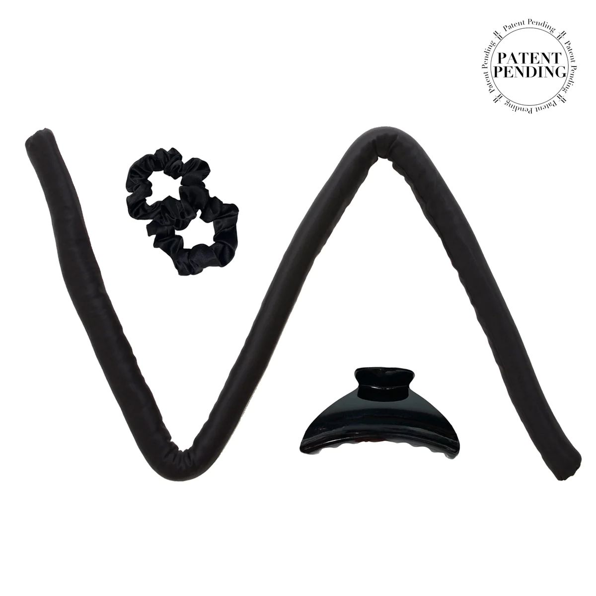 Black Curling Ribbon Travel Kit | Heatless Hair