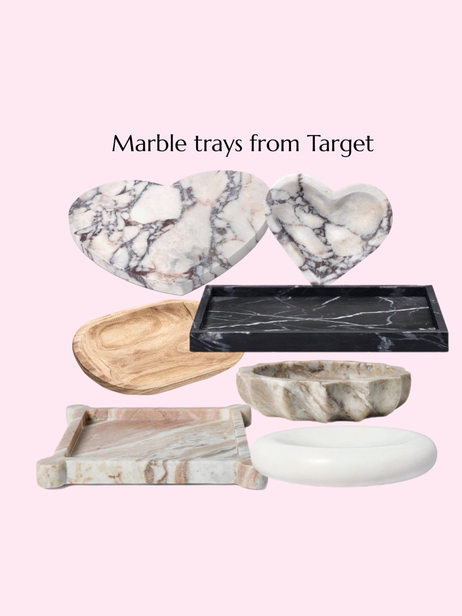 Target home decor. Marble trays for Valentine’s Day. Heart shaped trays. Jewelry holder. Decorative trays. 

#LTKdayinmylife #LTKHome #LTKValentine