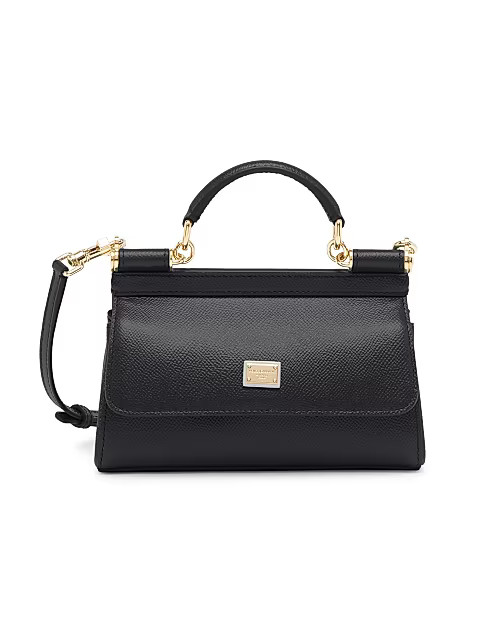 Small E/W Sicily Leather Top Handle Bag | Saks Fifth Avenue