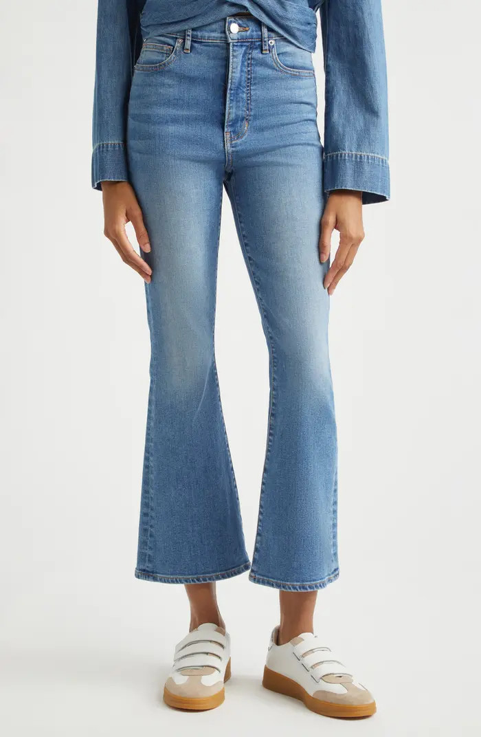 Carson High Waist Kick Flare Jeans | Nordstrom