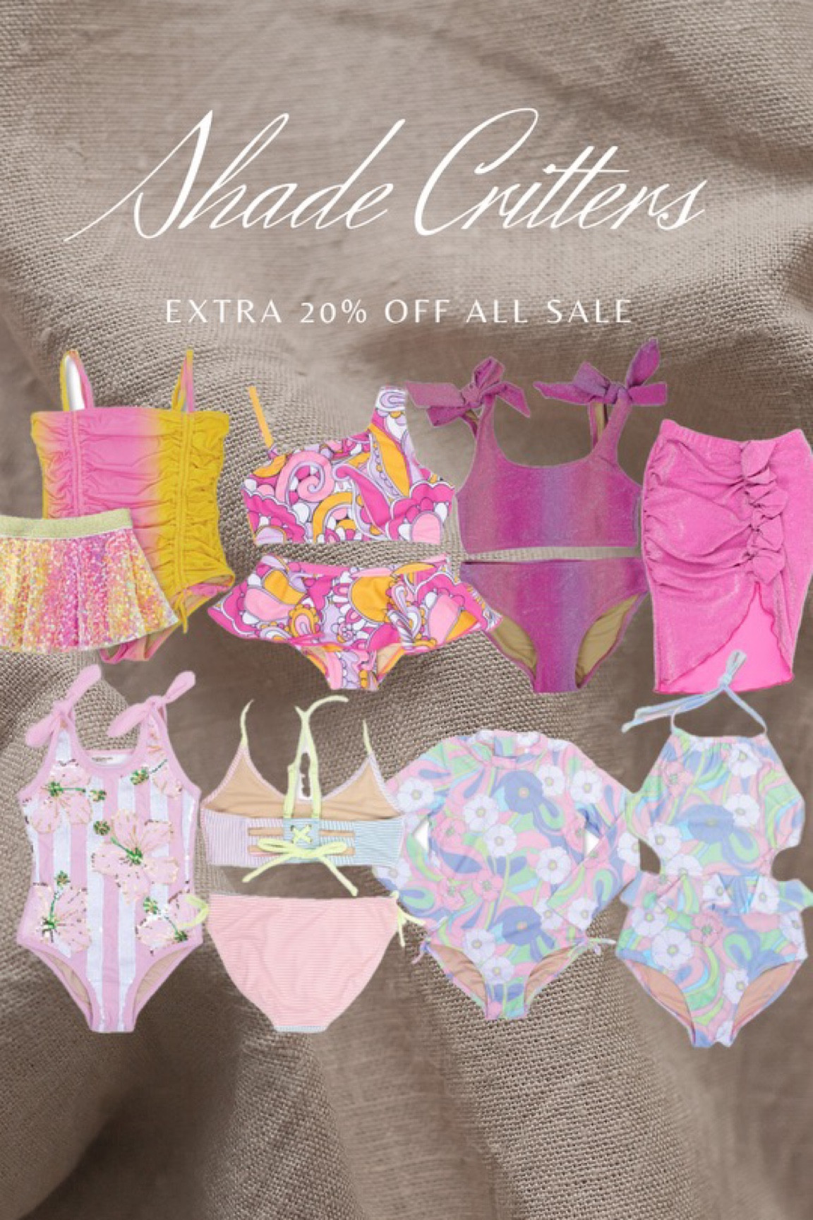 Shade Critters sale! Extra 20% off 🎉🎀 

#LTKswim #LTKtravel #LTKsalealert