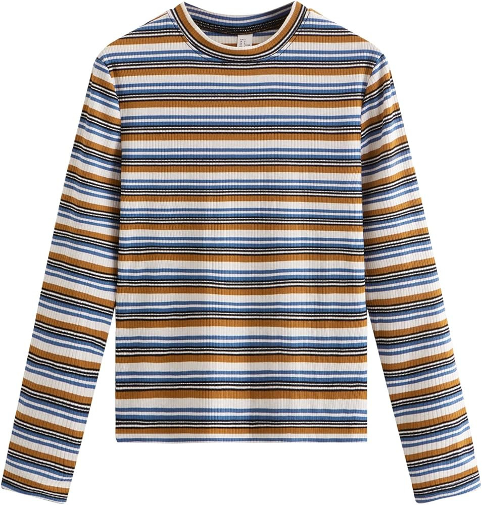Striped Long Sleeve Shirt | Amazon (US)