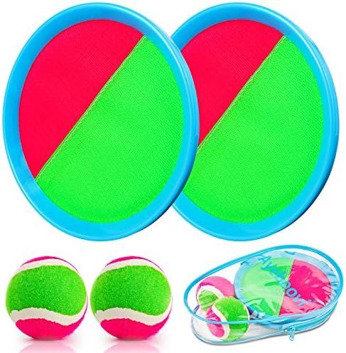 Toss and Catch Ball Game Outdoor Game for Kids Backyard Games Beach Game for Kids(Upgraded) (2 Pa... | Amazon (US)