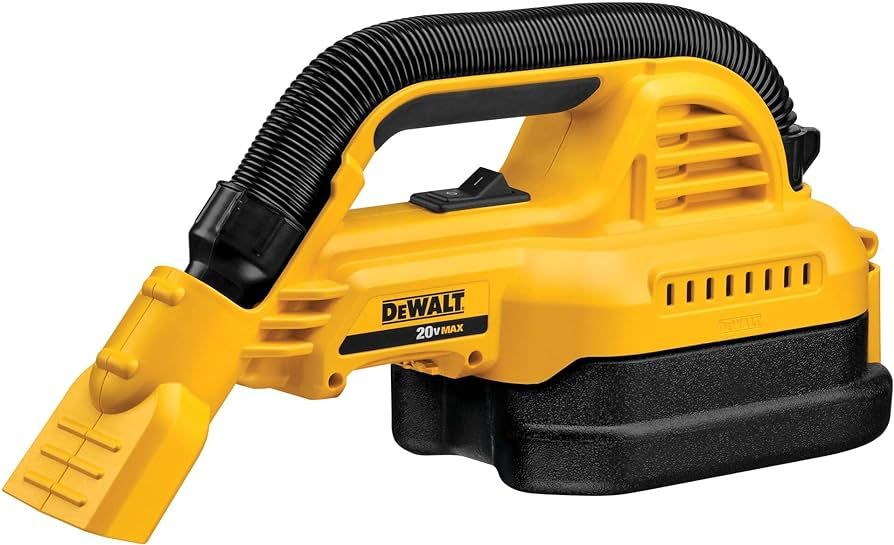 DEWALT 20V MAX Hand Vacuum, Cordless, For Wet or Dry Surfaces, 1/2-Gallon Tank, Washable Filter, ... | Amazon (US)