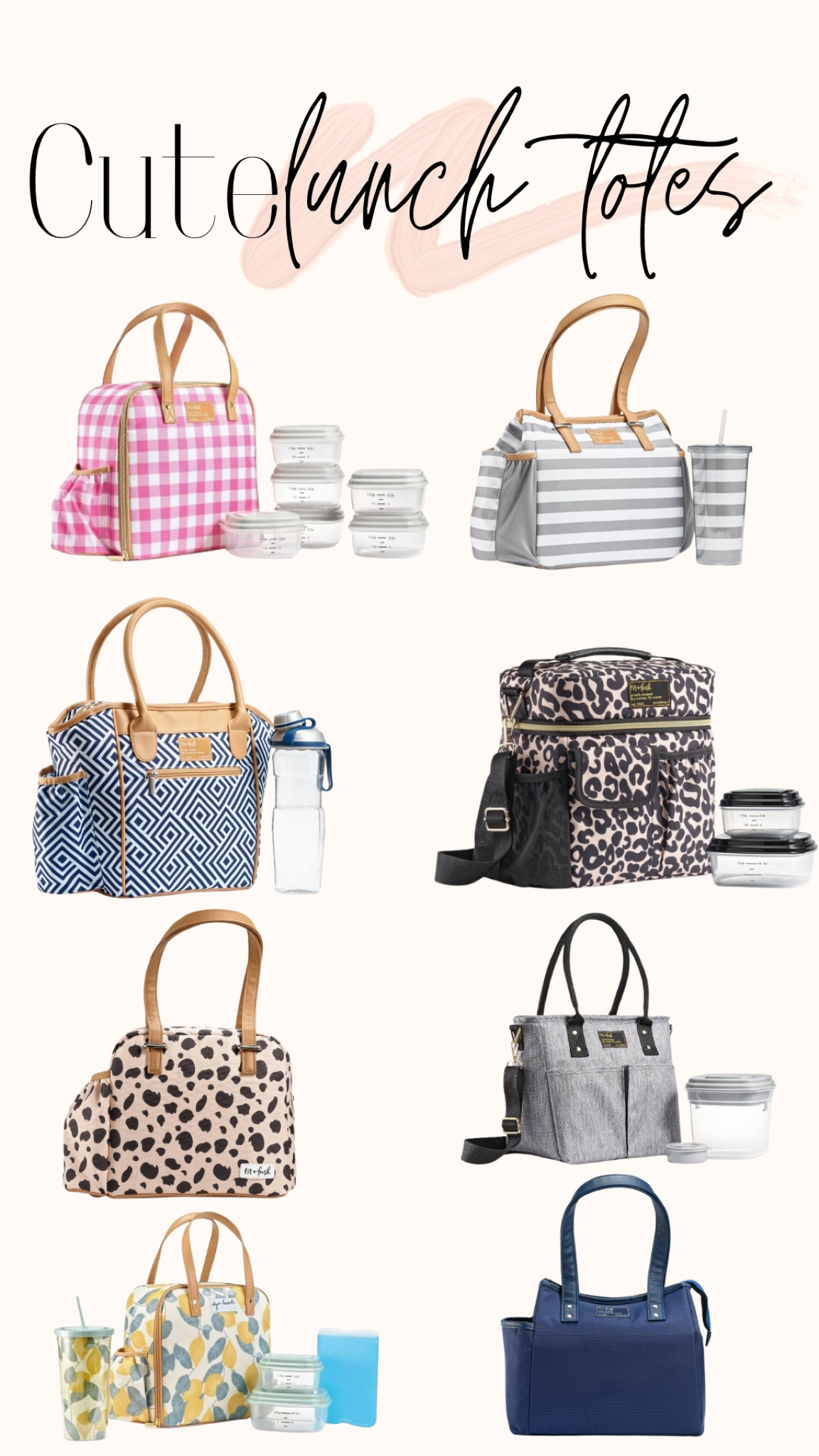 I love Fit + Fresh lunch totes! They’re great for work or on-the-go - I’ve taken mine to many a soccer game with snacks for my kids inside! Cute and SUPER functional!

#LTKhome #LTKfamily #LTKworkwear