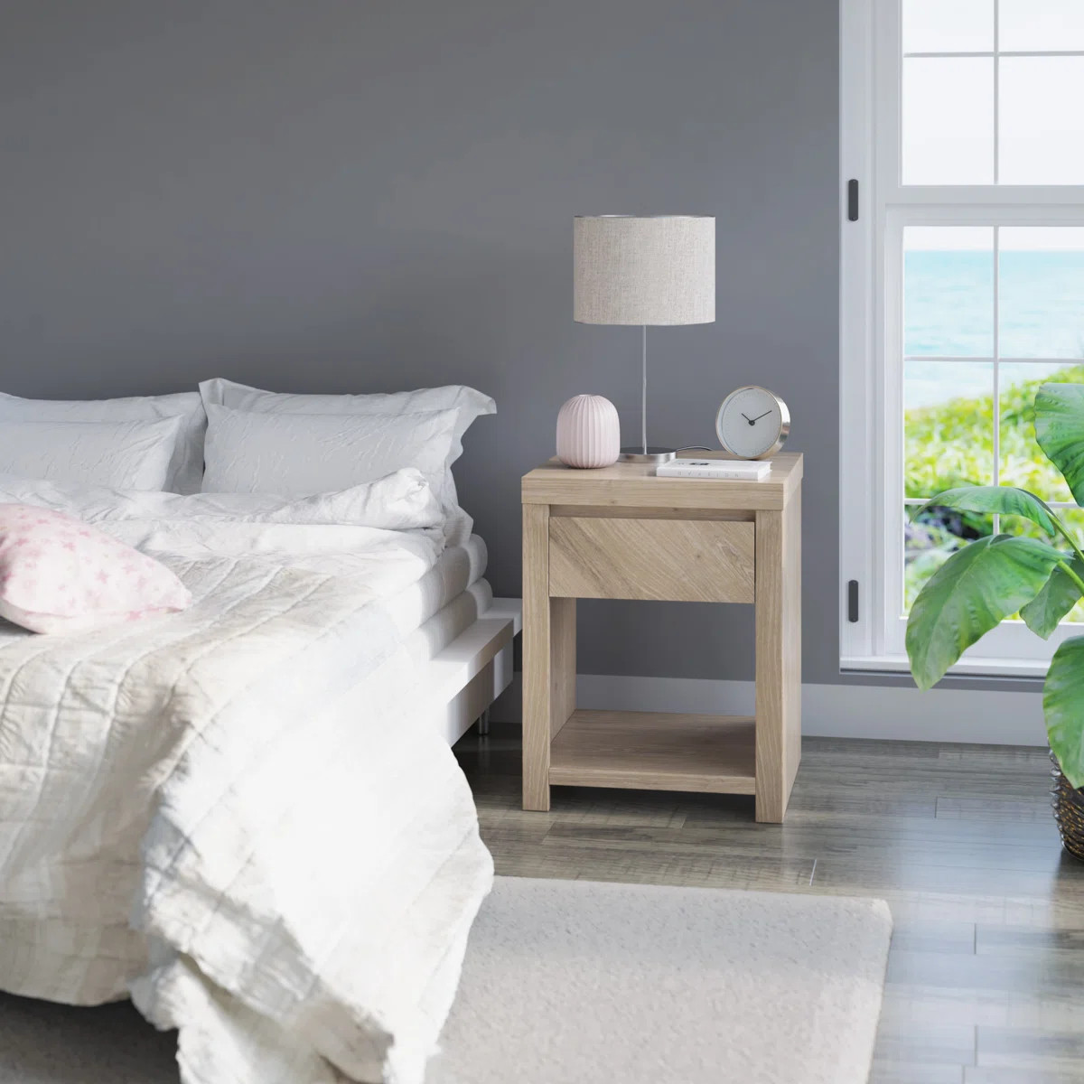 Roybal Night Stand with USB Charging | Wayfair North America