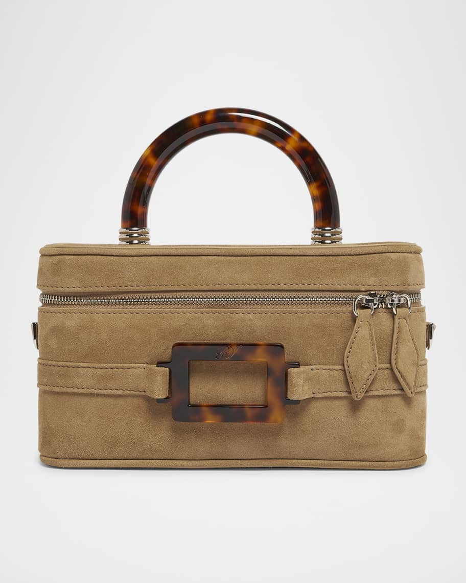 Roger Vivier Belel Vivier Mini Suede Vanity Bag | Neiman Marcus