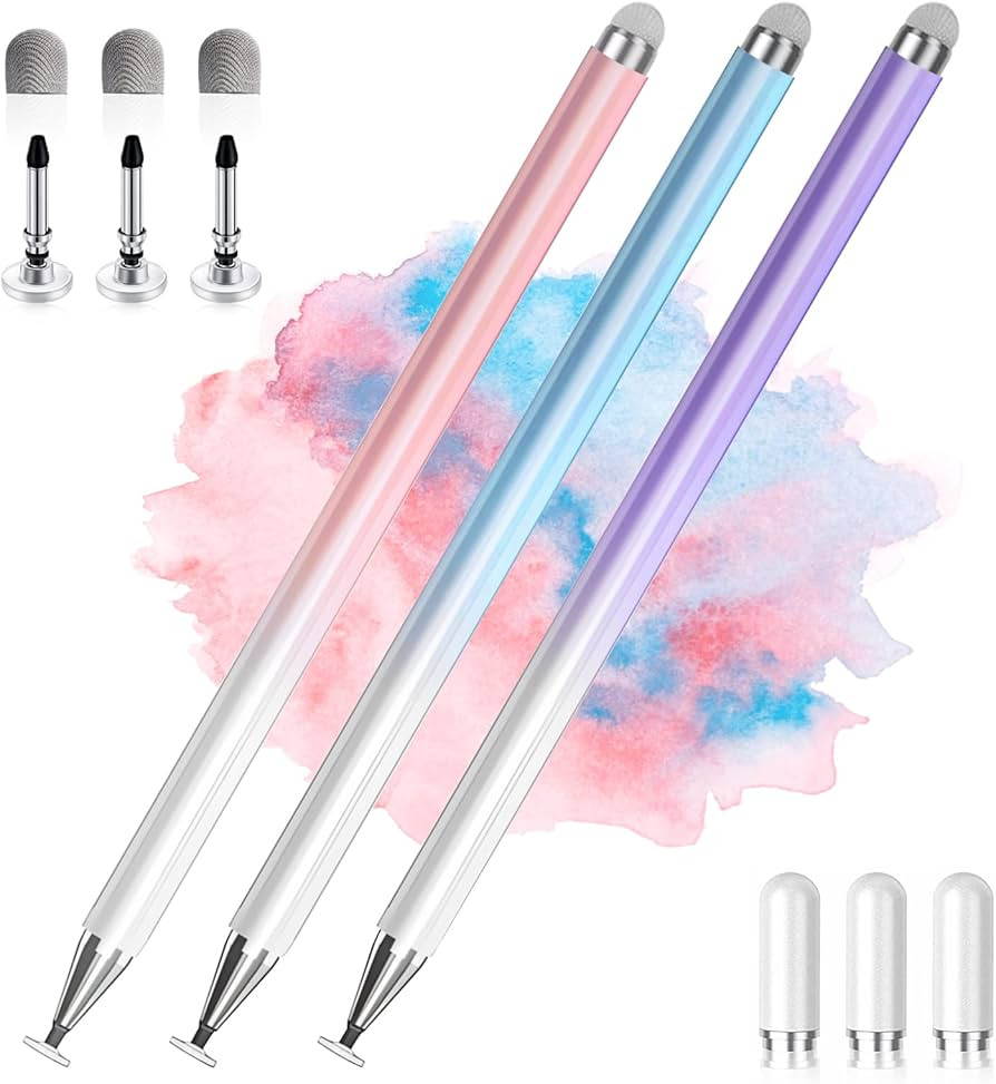 Stylus Pens for Touch Screens, 2 in 1 High Precision Universal Stylus Pen for iPad Compatible wit... | Amazon (US)