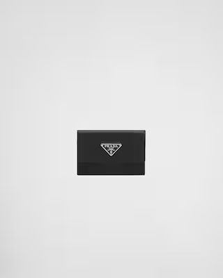 Saffiano leather card holder | Prada Spa US