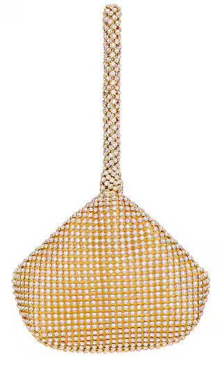 Sonia Crystal Bag in Gold | Revolve Clothing (Global)