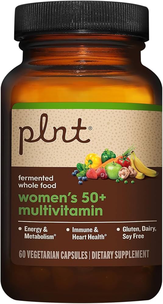 plnt Fermented Whole Food Women?s 50+ Multivitamin (60 Vegetarian Capsules) | Amazon (US)