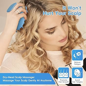 ANAOTA Hair Scalp Massager Shampoo Brush 2Pack, Scalp Scrubber 100% Silicone,Scalp Exfoliator for... | Amazon (US)