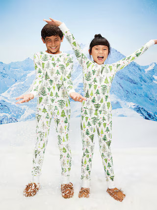 Gender-Neutral Snug-Fit Graphic Pajama Set for Kids | Old Navy (US)