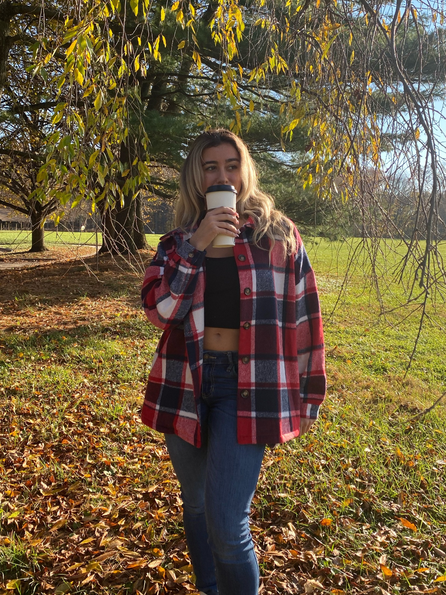 nothing better than a cozy flannel and a hot coffee 😇☕️

#LTKfindsunder50 #LTKSeasonal #LTKstyletip