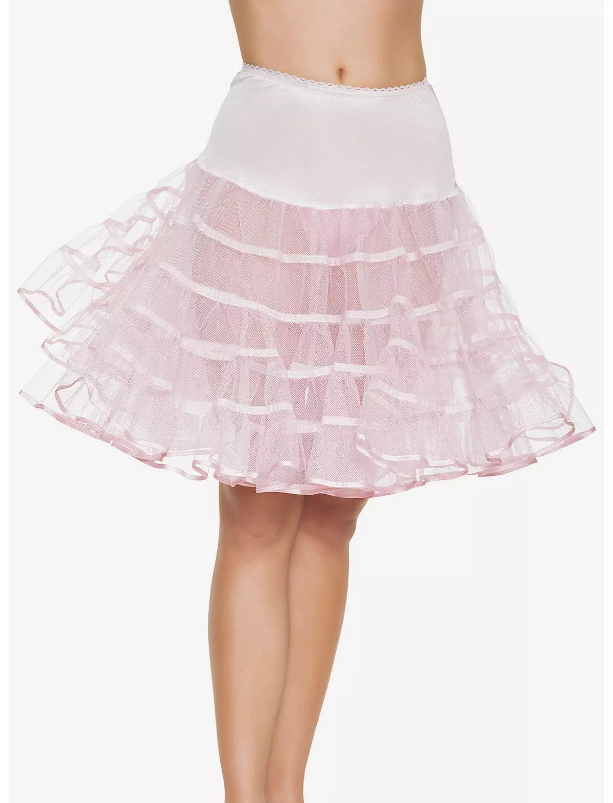 Pink Knee Length Petticoat | Hot Topic