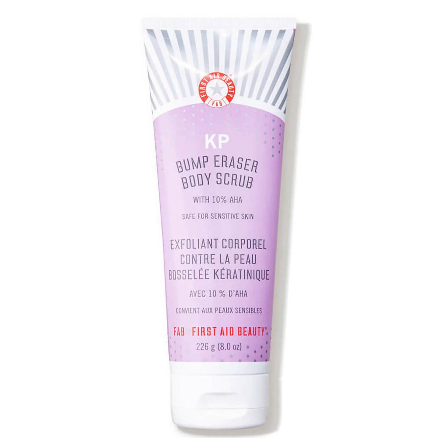 First Aid Beauty KP Bump Eraser Body Scrub with 10 AHA (8 oz.) | Dermstore