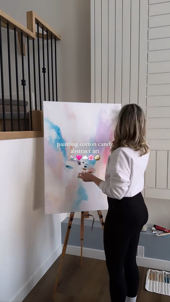 Paint a cotton candy 🍭 inspired abstract painting with me! 🫶🏼

Tap into the comments section with art styles you’d like to learn! 🎨

#art #painting #artistreels #abstractart #texturedart #pastelcolors #fineart #paintingprocess

#LTKcanada #LTKhome #LTKfall
