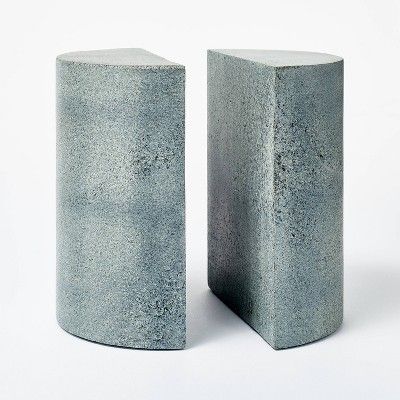 Set of 2 Soapstone Bookends Gray - Threshold&#8482; designed with Studio McGee | Target
