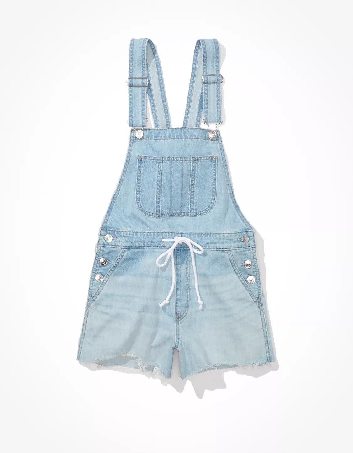 AE Denim Tomgirl Short Overall | American Eagle Outfitters (US & CA)