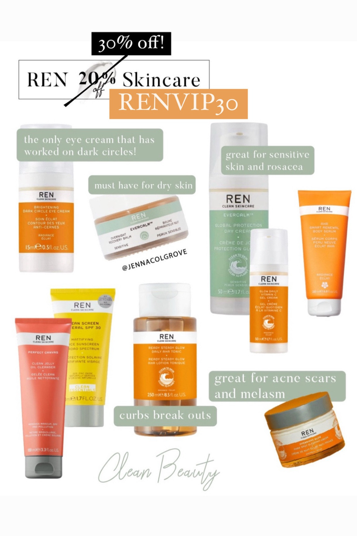 30% off REN + GWPs 

#LTKSaleAlert #LTKFindsUnder50 #LTKBeauty