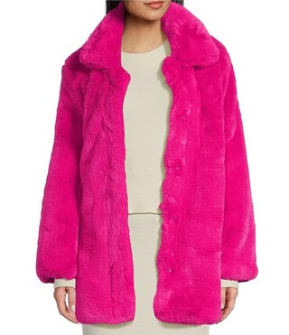 Oversized Faux Fur Jacket | Dillard's