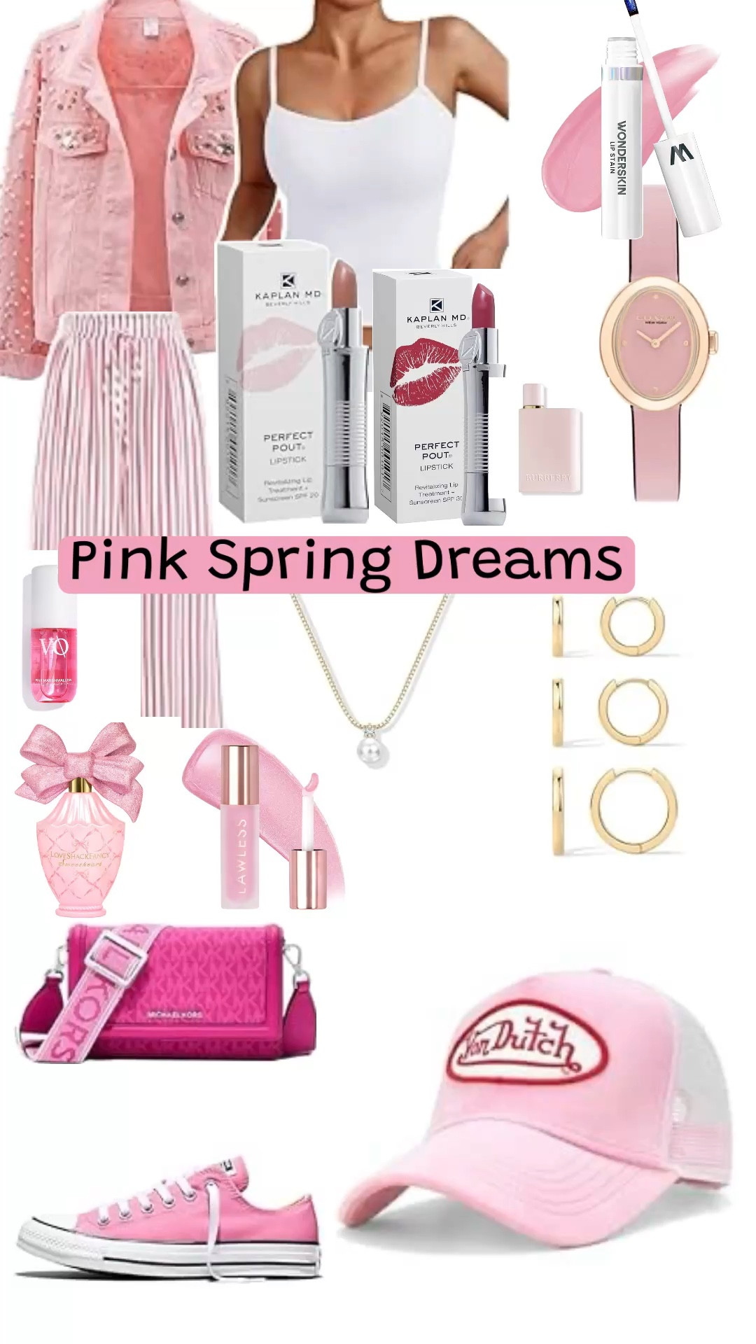 Pink spring outfit + beauty finds 🌸 If you love soft pink but still want to look polished (not too sweet), this is the mix: structured jacket, easy striped pants, gold jewelry, a great pink lip, and a fresh floral perfume. This is the kind of outfit + beauty combo that makes getting ready easy but still put-together.

Everything linked in this post.

#LTKspring #LTKstyle #LTKbeauty #PinkStyle #SpringOutfits #Over40Style #GenXStyle #SmartLuxury #LTKfinds #SpringFashion

#LTKActive #LTKgrwm #LTKOver40