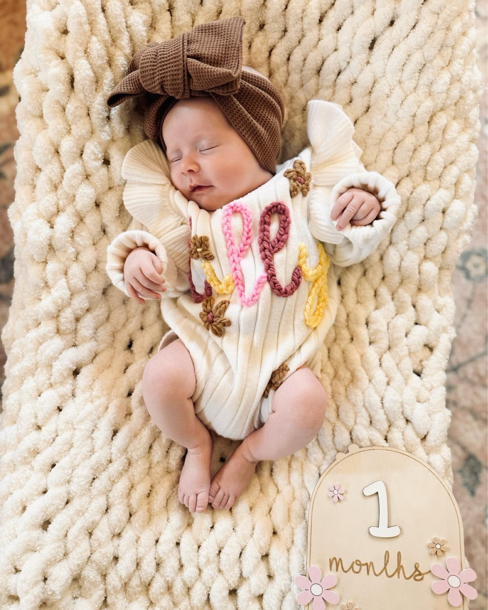 The sweetest personalized romper! I’ve linked the sweater, but if you want the romper message the shop! #personalizedsweater #babygirl

#LTKkids #LTKSpringSale #LTKbaby