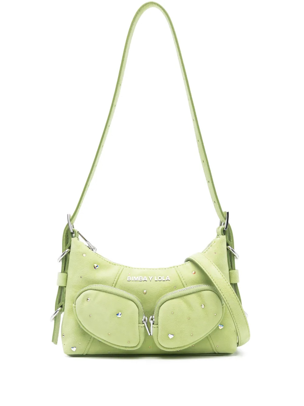 Bimba y Lola XS Pocket Suede Shoulder Bag - Farfetch | Farfetch Global