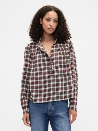 Oversized Ruffle Top | Gap Factory