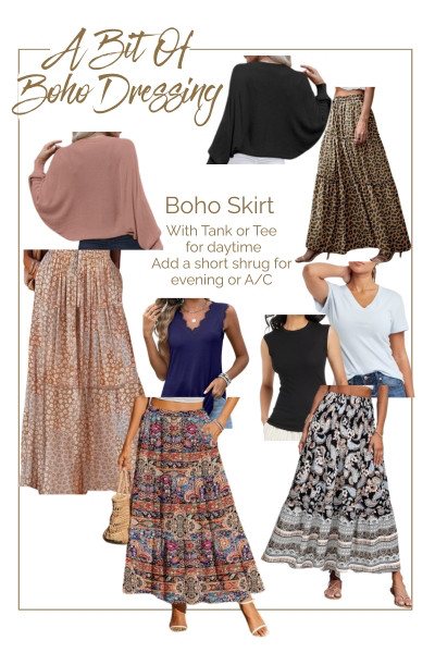 BREAKING OUT OF MY STYLE BOX! 💃 You know I'm usually all about that tailored life, but VACATION calls for something free-spirited and fun! Enter: the perfect tiered flowy skirt that's made for those magical vacation twirls and sunset strolls! ✨
My secret weapon? These tiered beauties minimize any extra attention on waist/hips while bringing ALL the vacation vibes! Currently obsessing over:

The ankle-length blue & black (my personal fave!)
This STUNNING red/orange pattern WITH POCKETS (!!)
The spice floral floor-length for maximum drama
That cheeky leopard print for wild child energy

STYLE TIP: Balance the flowing skirt with a simple fitted top, then add a short shrug when the A/C hits or evening arrives. Which pattern speaks to your vacation soul? 🌴 #VacationStyle #FlowySkirtsForever #PackingEssentials 

 

#LTKFindsUnder50 #LTKStyleTip #LTKTravel